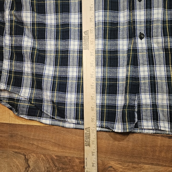 L.L. Bean XL Large Scotch Plaid Flannel Mens Shirt 228061 - Picture 9 of 10
